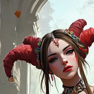 chat with ai character: Button 