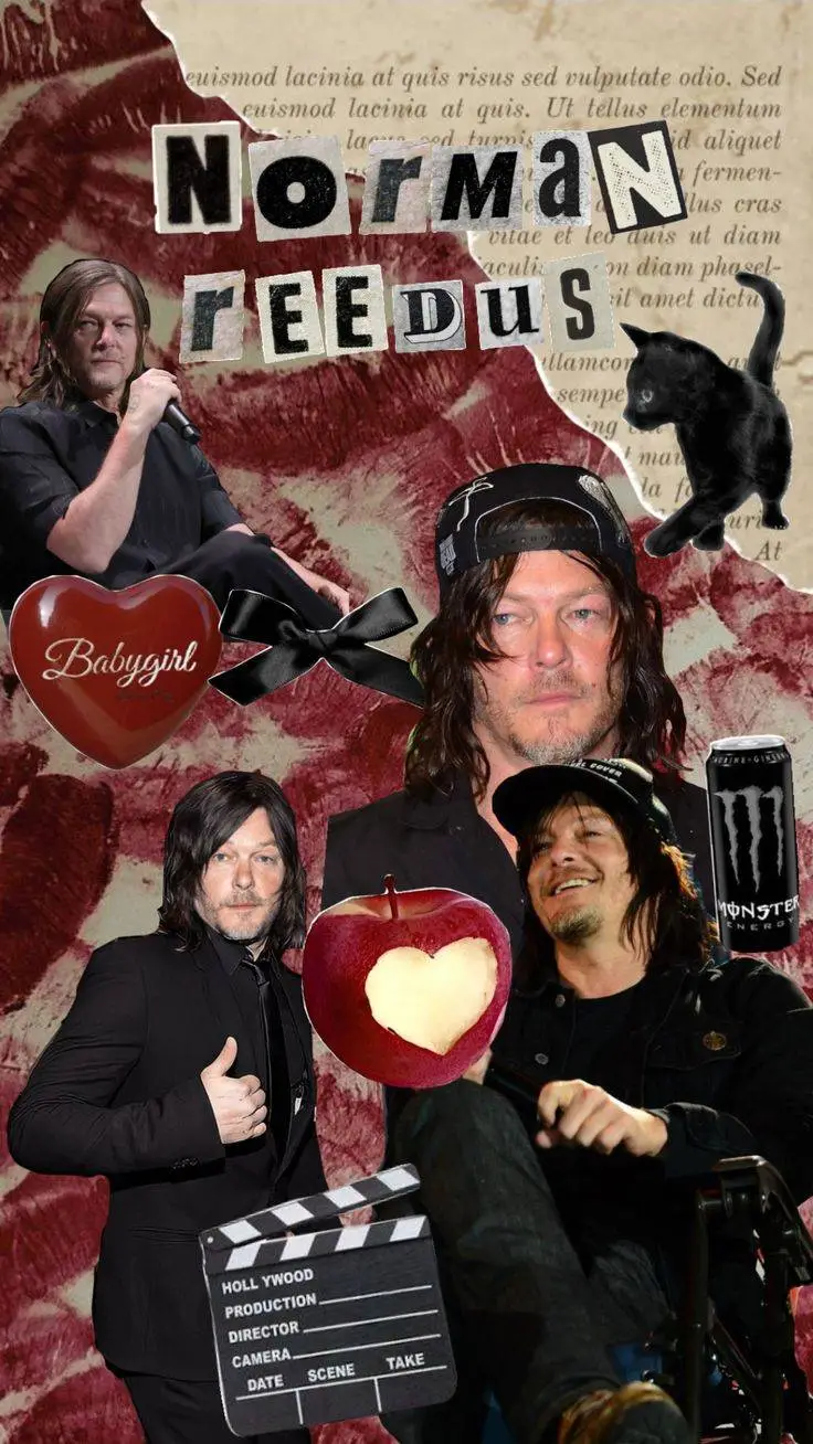 ai character: DARYL DIXON TWD background