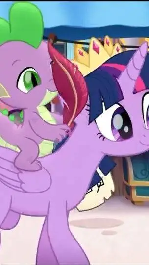 ai character: Twilight x spike  background