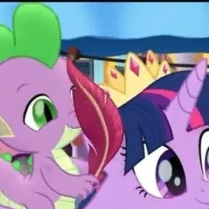 chat with ai character: Twilight x spike 