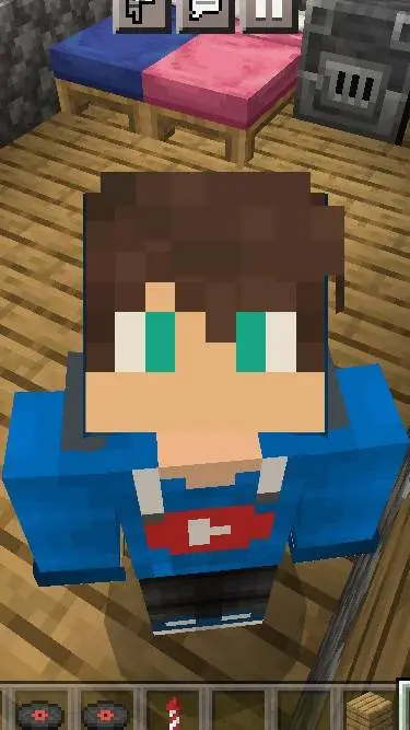 ai character: MINCRAFT background