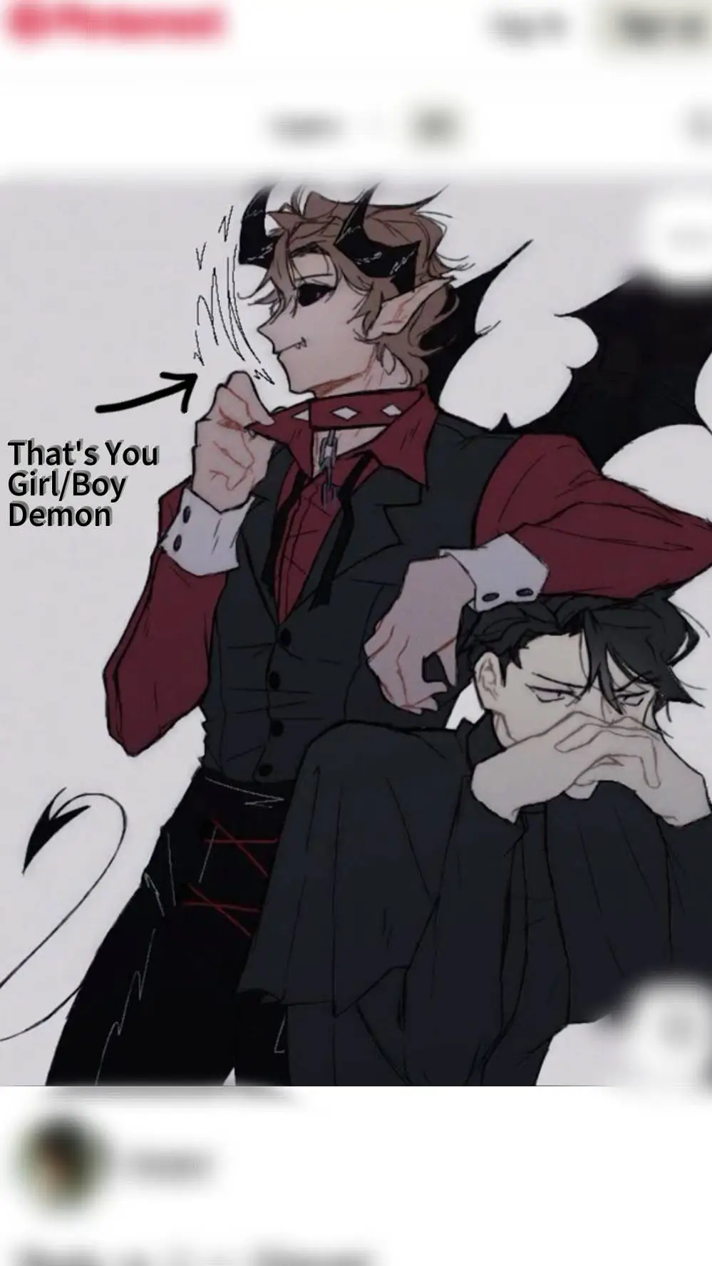 ai character: Demon Au (My Au)  background