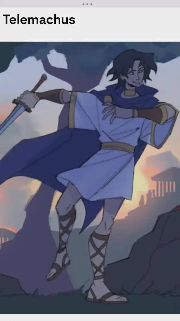 ai character: Telemachus background