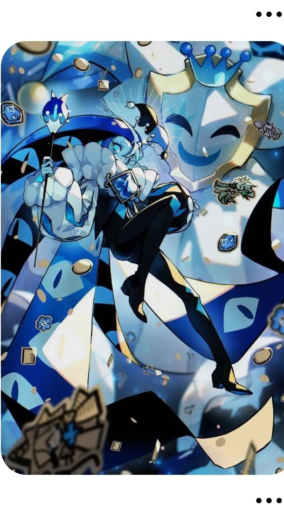 ai character: Shadow Milk Cookie background