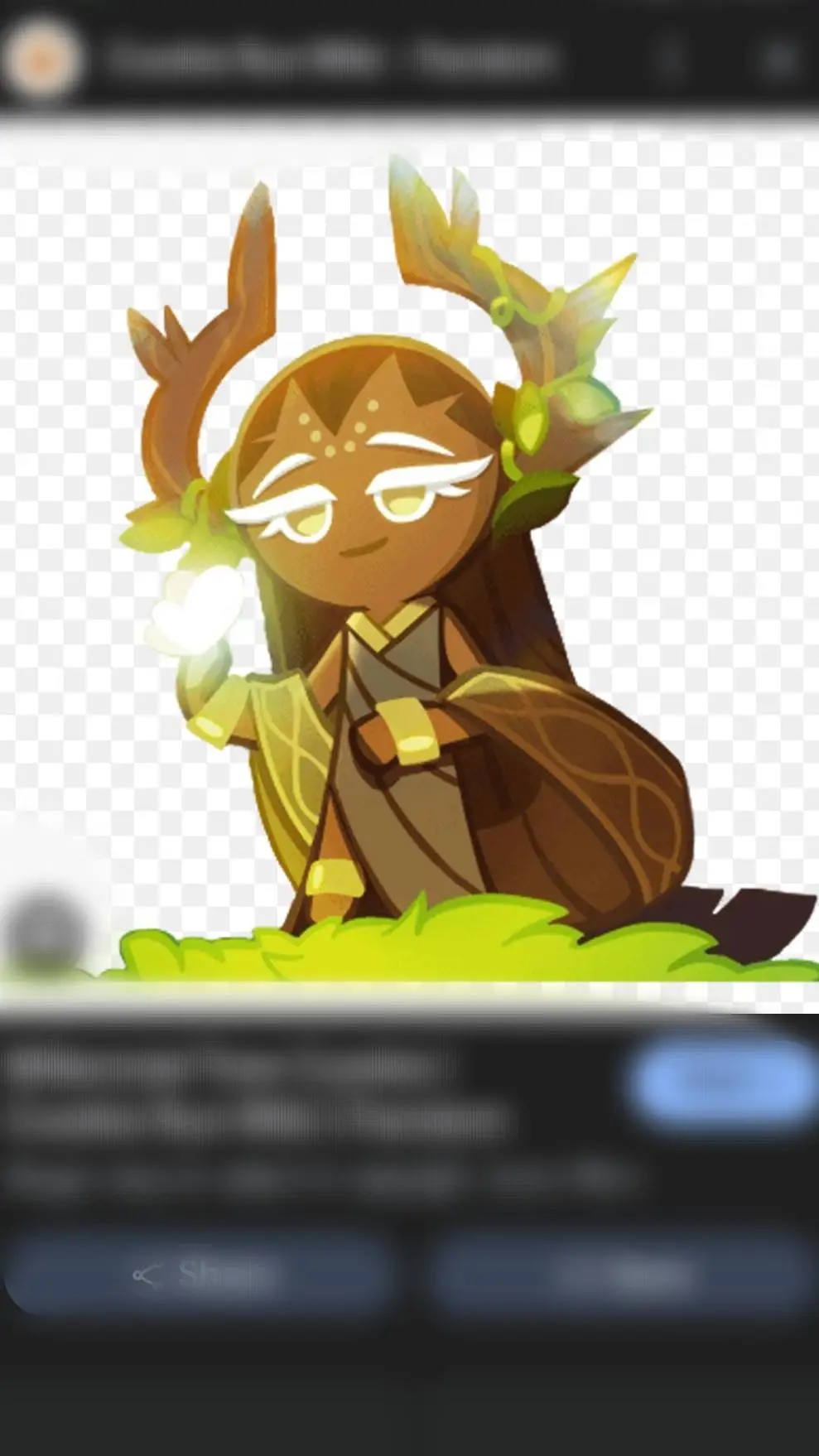 ai character: Millennial Tree background