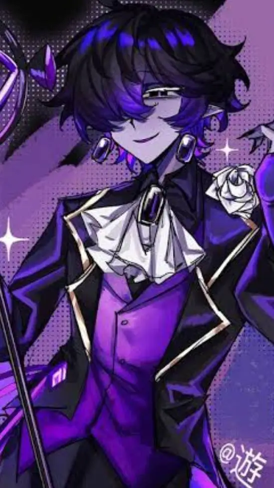 ai character: Black Sapphire  background