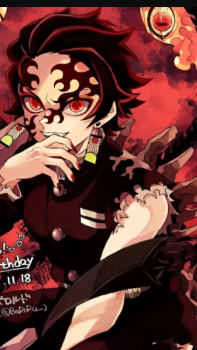 ai character: demon king tanjiro background