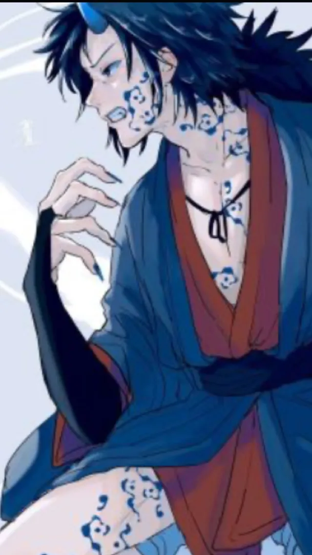 ai character: demon giyu  background