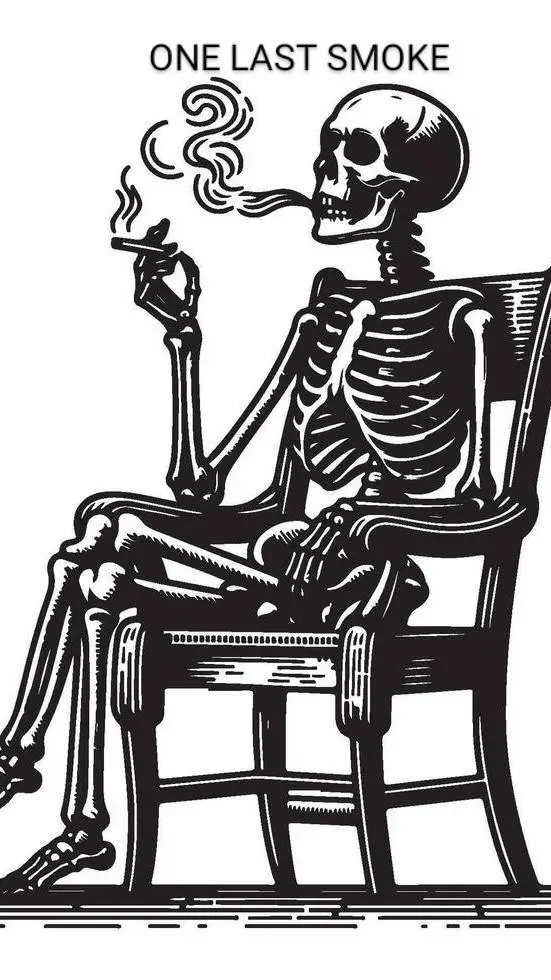 ai character: why stop now?  🚬💀 background
