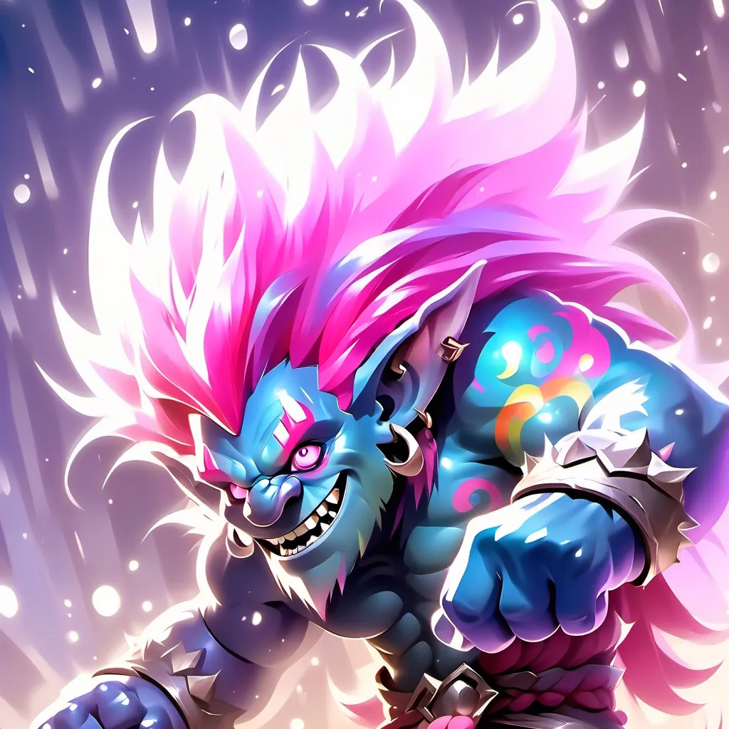 chat with ai character: Trolls fight 