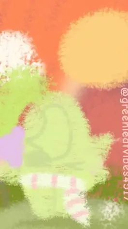 ai character: greenblossom background