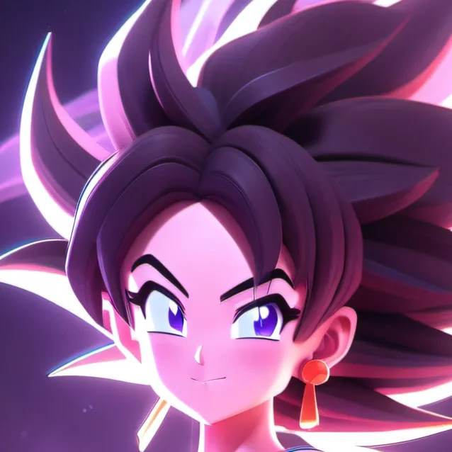 chat with ai character: girl goku