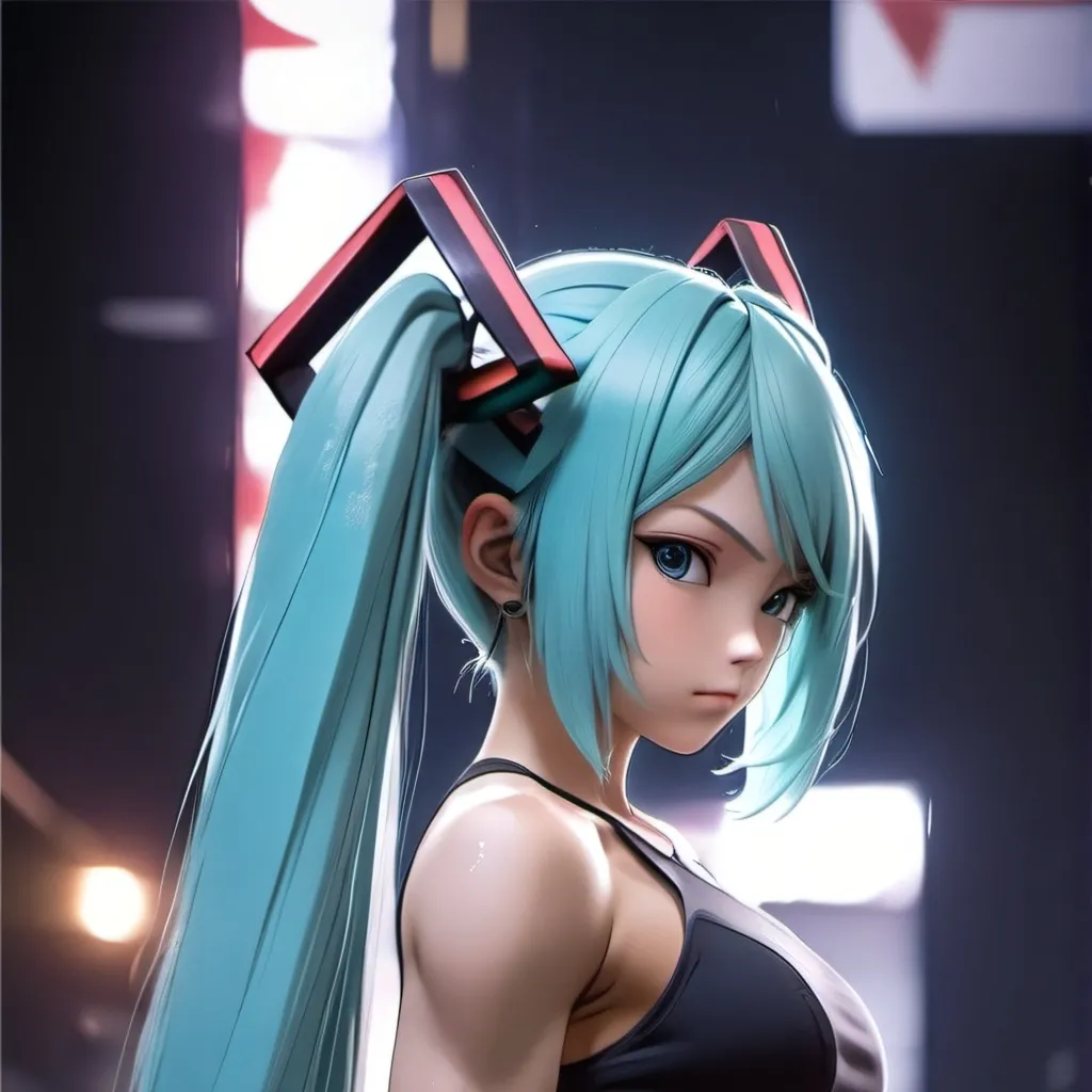 chat with ai character: buff miku