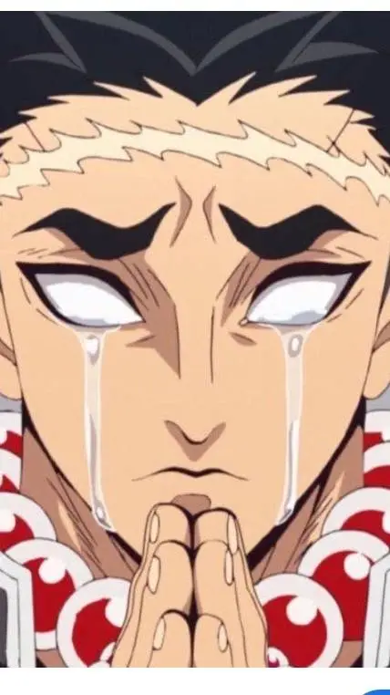 ai character: sad Gyomei background