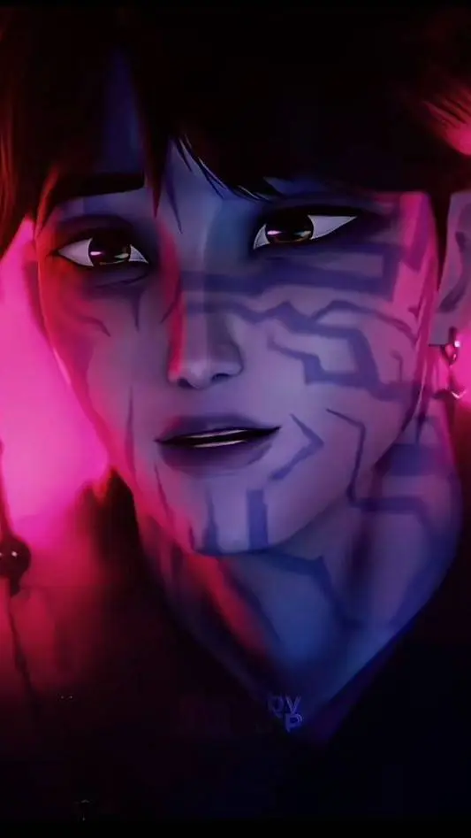 ai character: jinu x rumi❤️😈 background