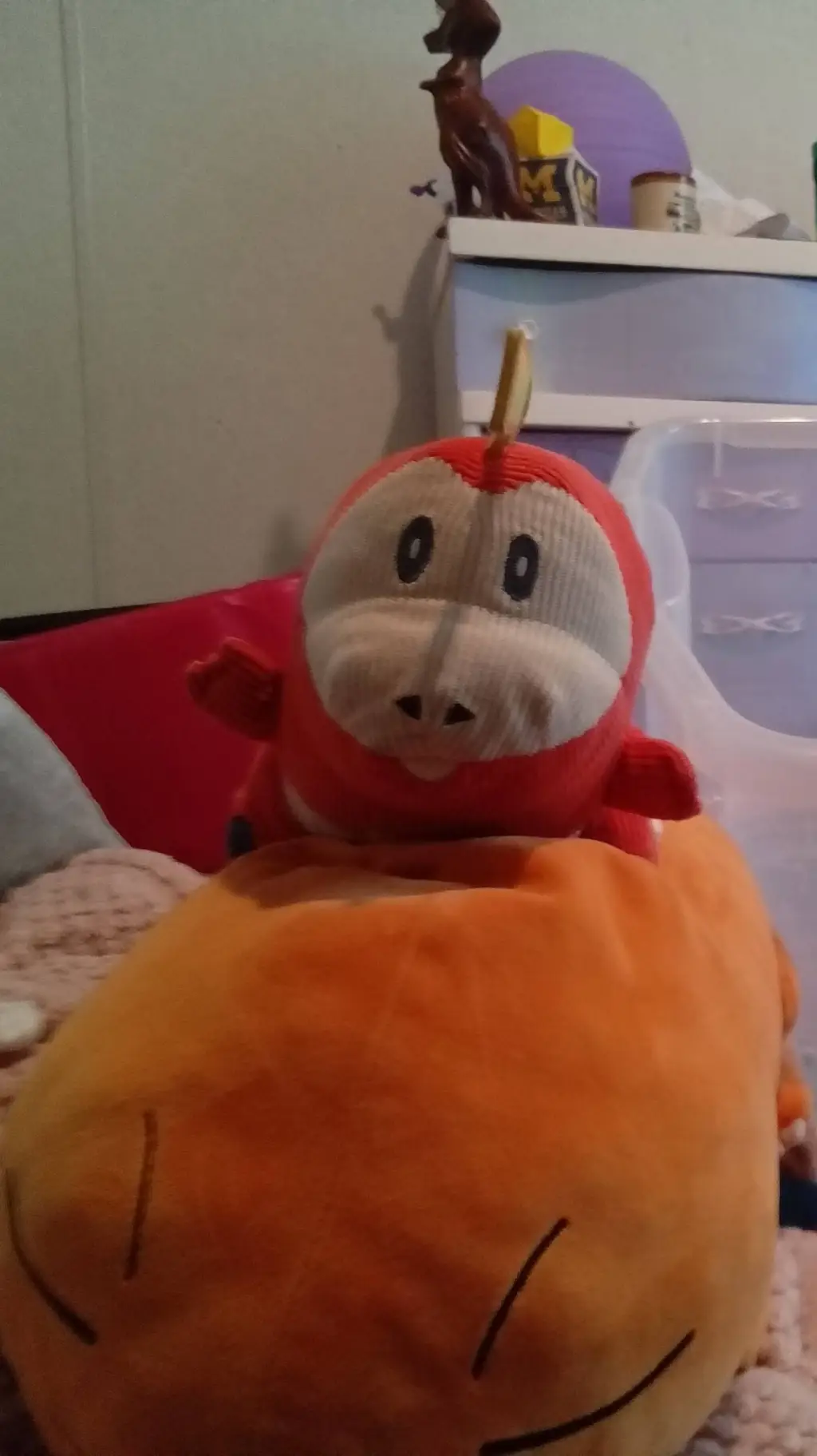 ai character: fuecoco,charmander background