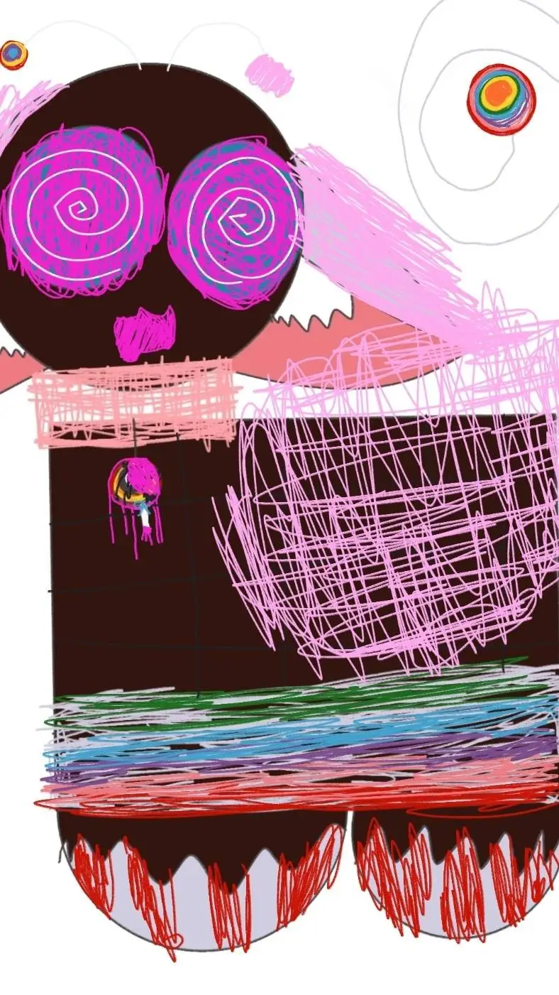 ai character: my Candy Land oc background