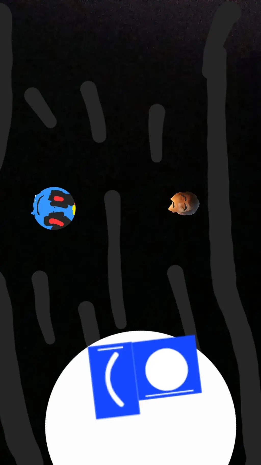 ai character: wormhole background