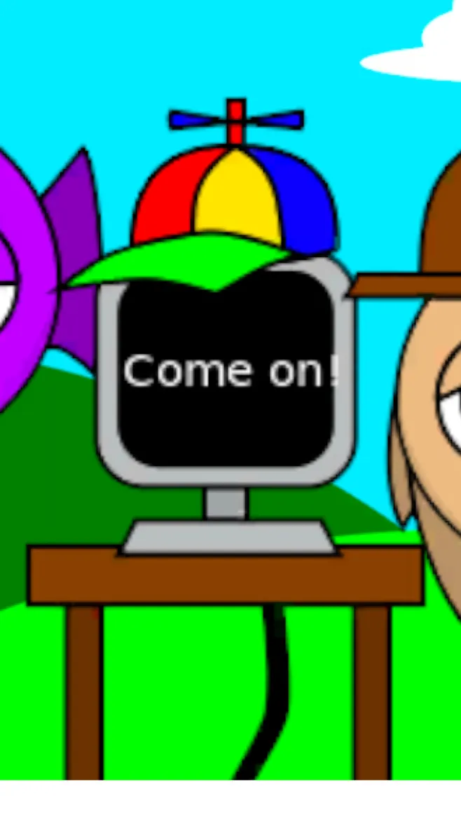 ai character: Mr fun computer background