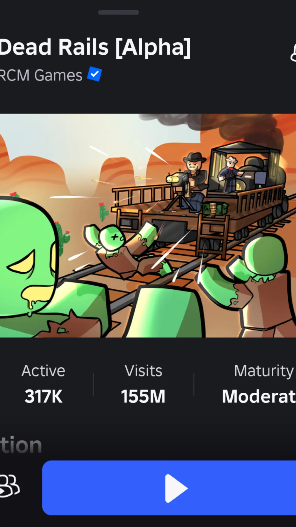 ai character: Dead rails background