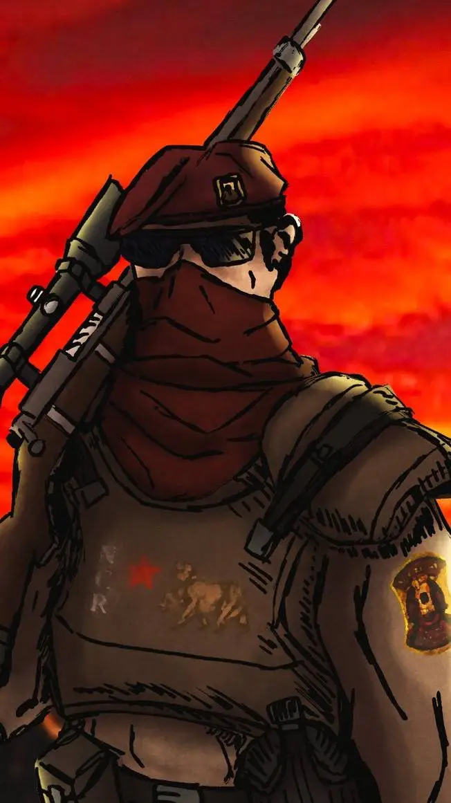 ai character: 1st recon sniper, background