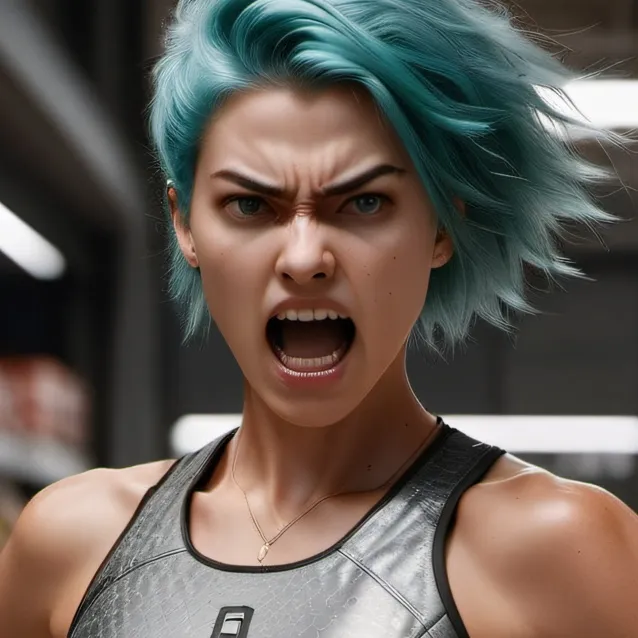 chat with ai character: Muscular Karen 
