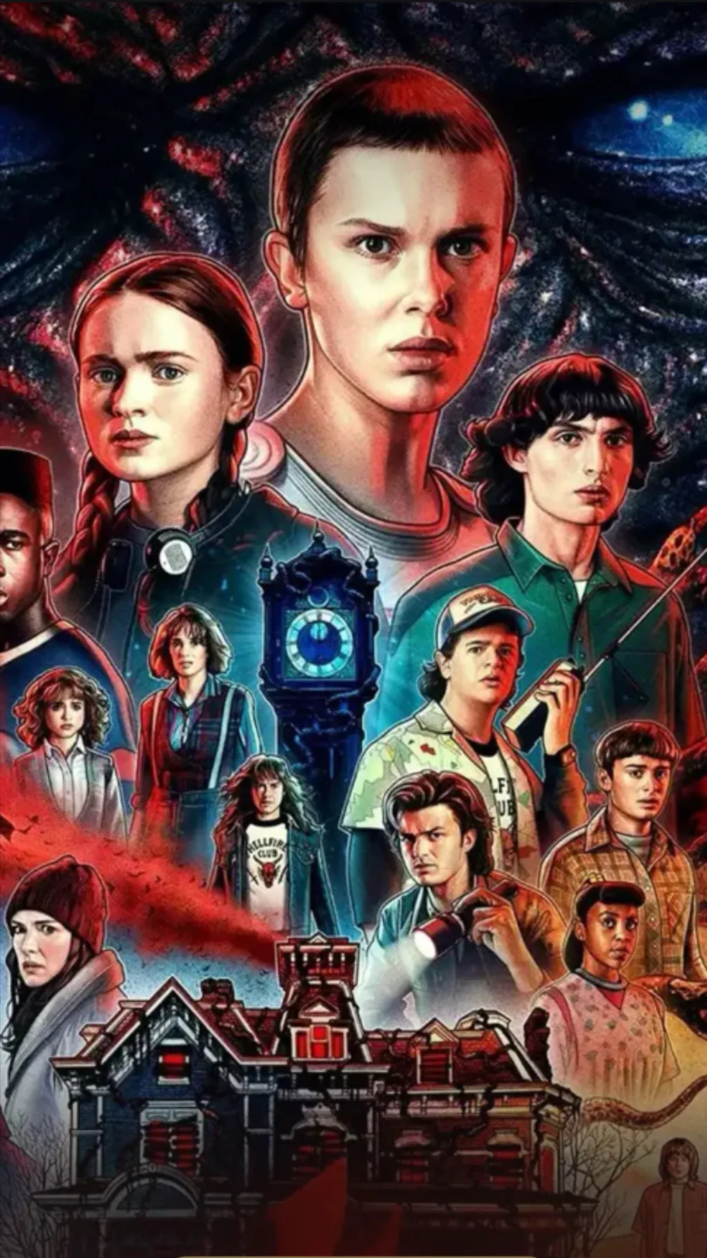 ai character: Stranger Things background
