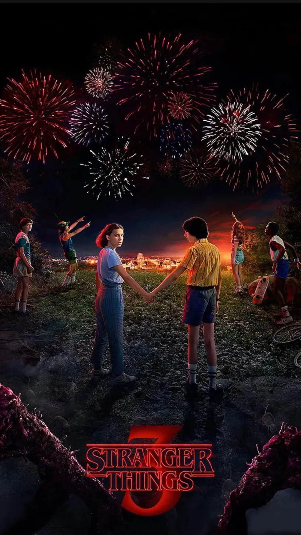 ai character: Stranger Things background