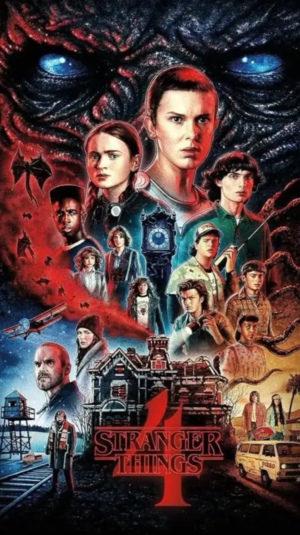 ai character: Stranger Things background