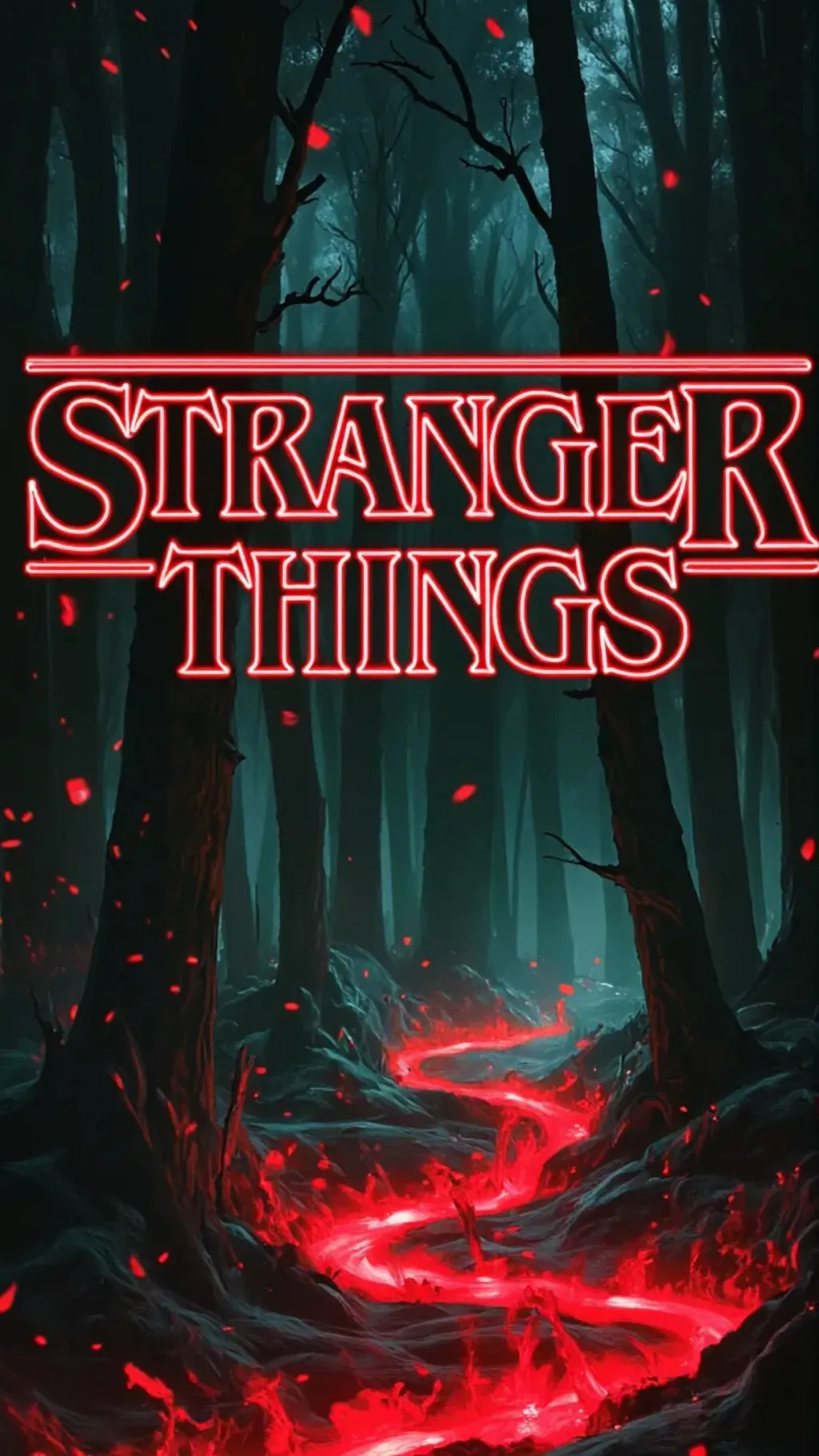 ai character: Stranger Things background
