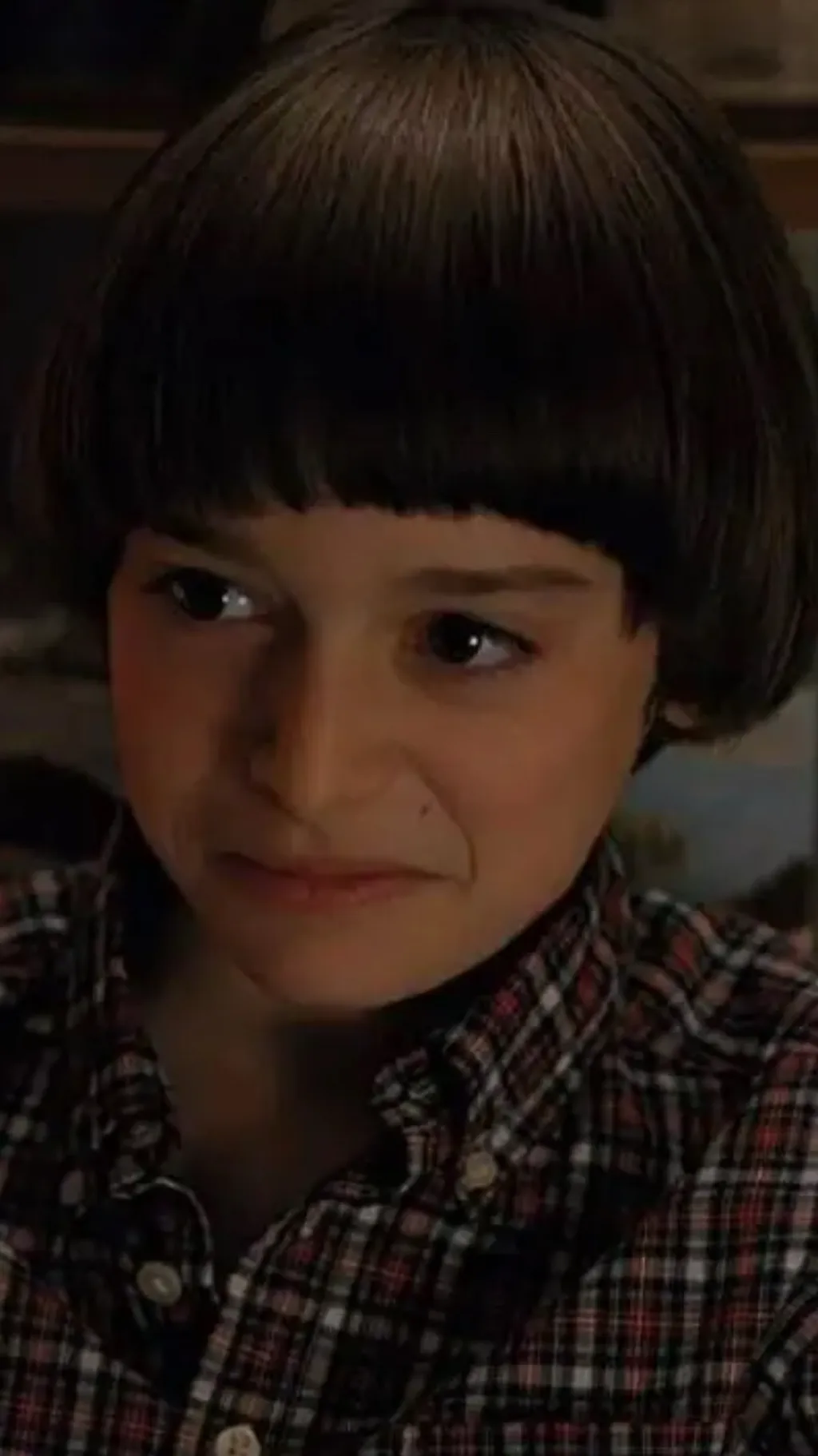 ai character: Will Byers crush background