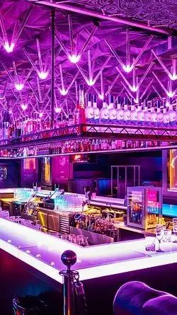 ai character: kny new year party background