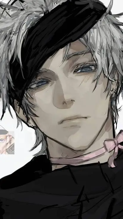 ai character: 🤍𝙂𝙤𝙟𝙤 𝙎𝙖𝙩𝙤𝙧𝙪🤍 background