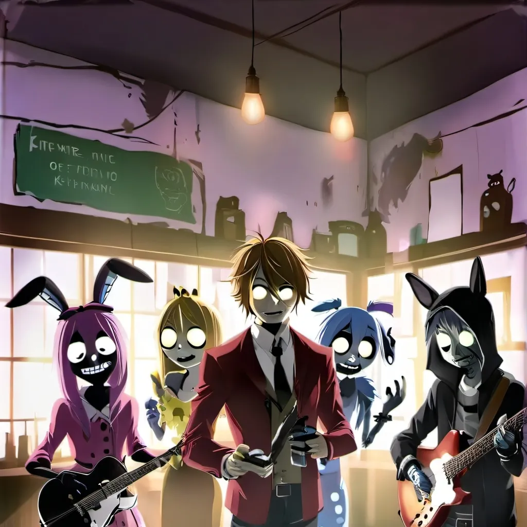 chat with ai character: Luzifer  x fnaf