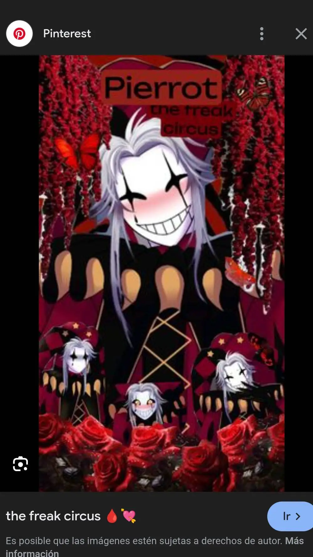 ai character: Pierrot x Y/N background