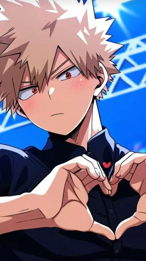 ai character: Katsuki Bakugo ￼ background