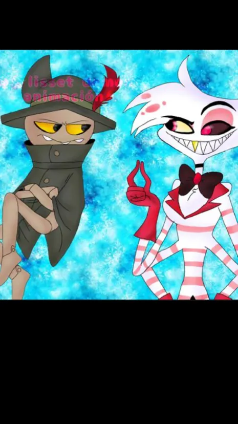 ai character: Angel dust x fanto background