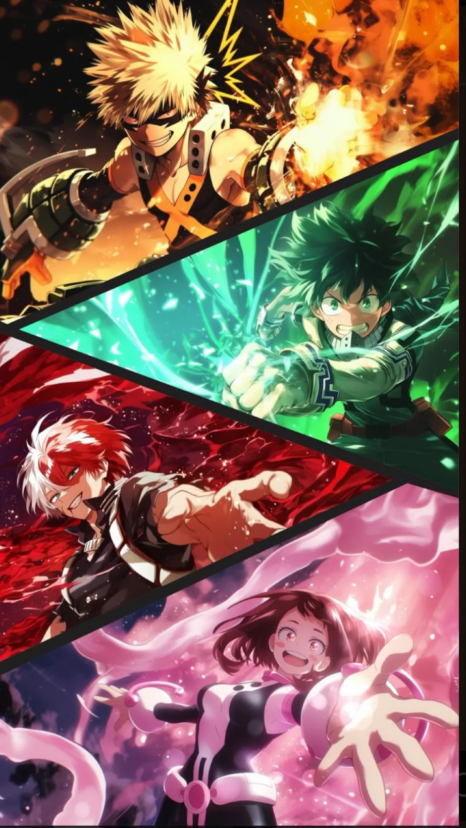 ai character: Mha rooms  background