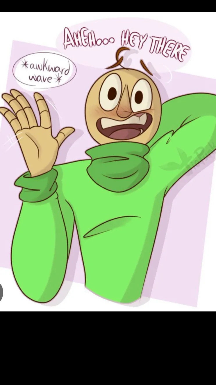 ai character: Baldi (but demon) background