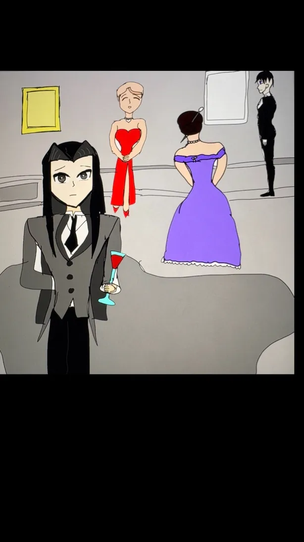 ai character: Pendleton (gala)  background