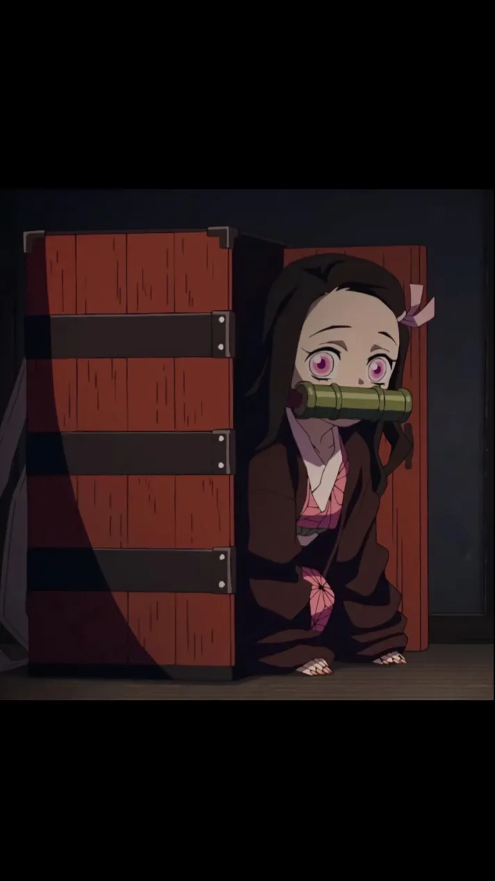 ai character: Babysitting nezuko background