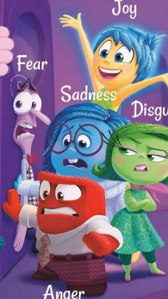 ai character: Inside out  background