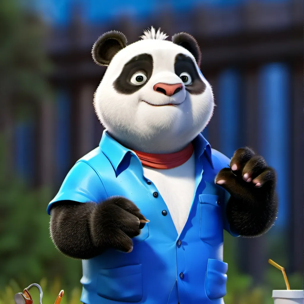 chat with ai character: pandory the panda