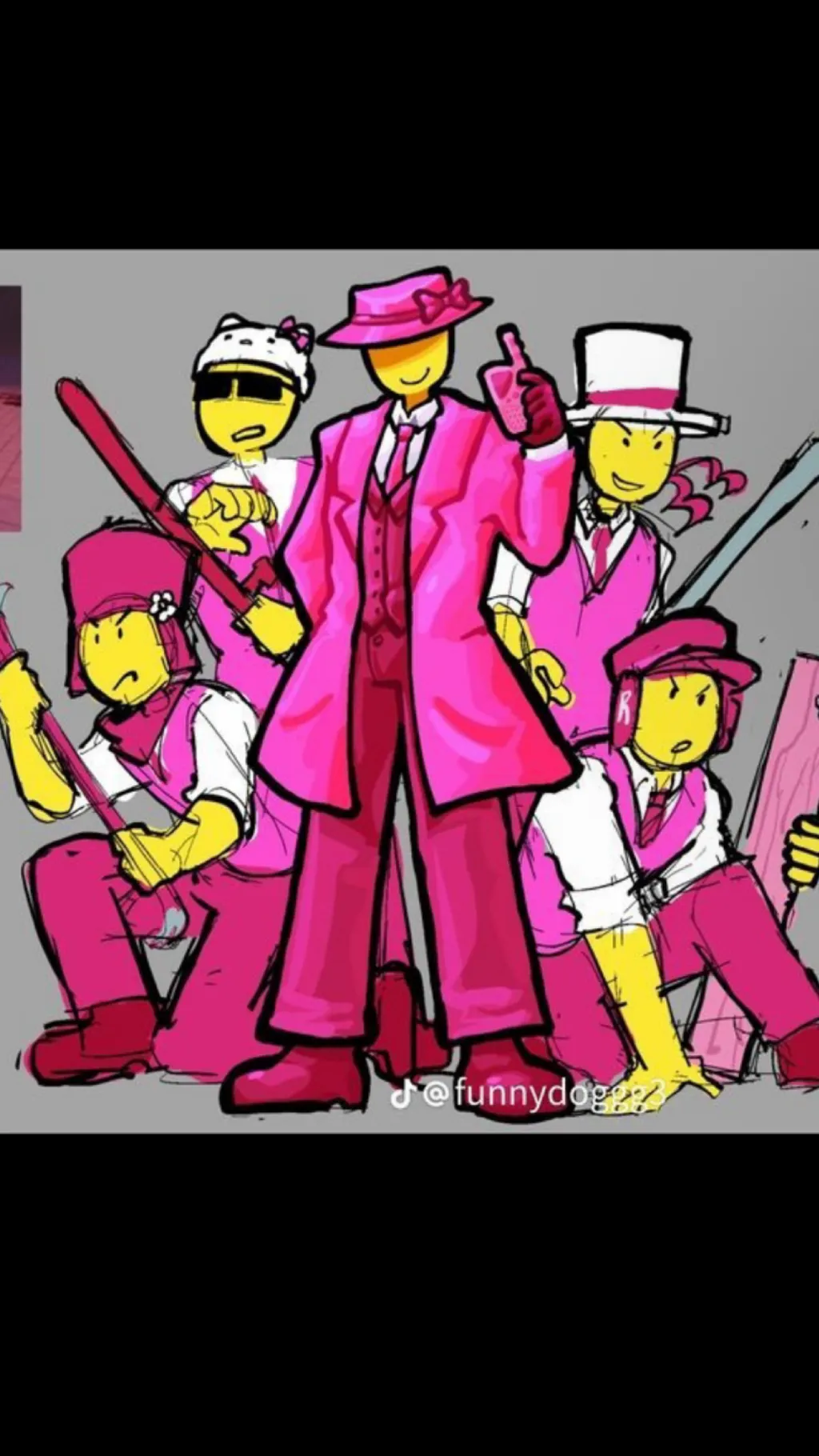 ai character: Mafioso n his goon background