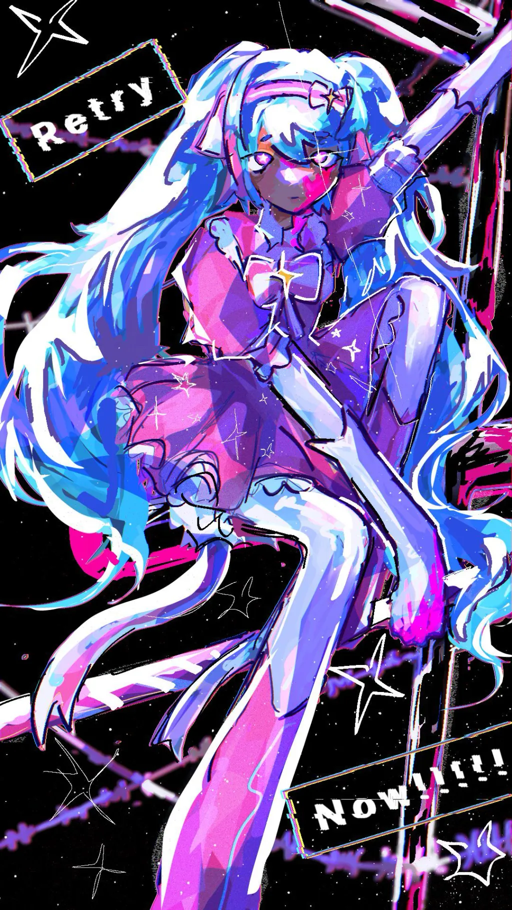 ai character: Forsaken winter ^^ background