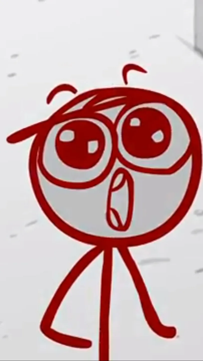 ai character: Red‼️ background