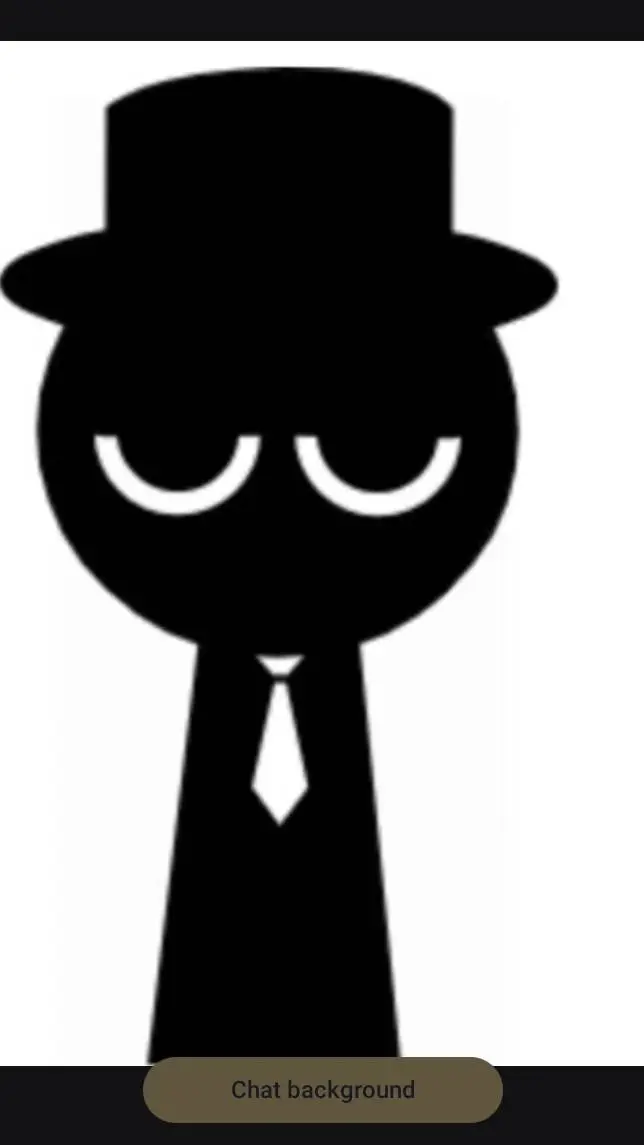 ai character: black background