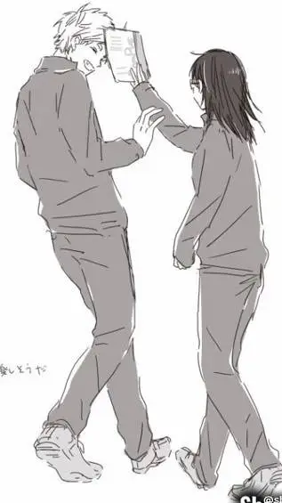 ai character: Sugawara x Kiyoko background