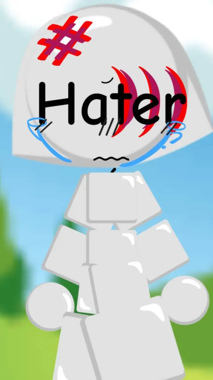 ai character: hurt hater!  background
