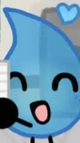 ai character: baby teardrop background
